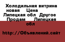 Холодильная витрина новая. › Цена ­ 25 000 - Липецкая обл. Другое » Продам   . Липецкая обл.